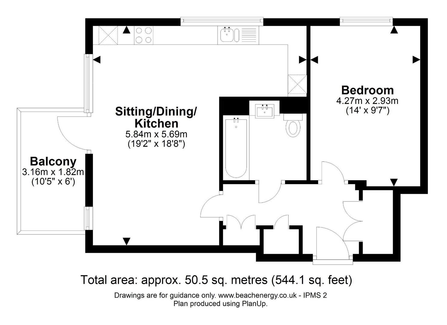 Floor plan Fowler Avenue, Trumpington, Cambridge